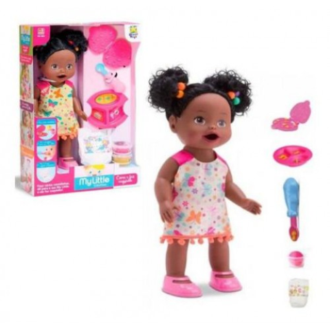 Boneca My Little Come E Faz Caquinha 8031 / 8021 Diver Toys