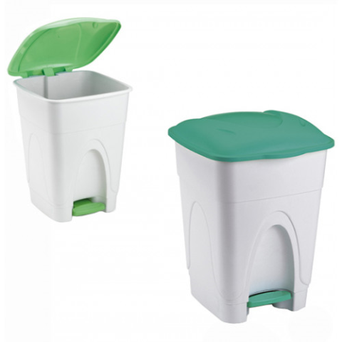 Lixeira 17 Litros Com Pedal Injeplastec 0249
