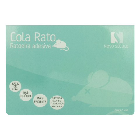 Cola Rato Ratoeira Adesiva Nono Seculo 38 26cm Ns-1442