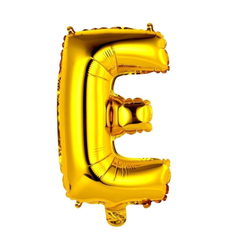 Balão Metalizado Letras  Ballon Letter 16" 40cm  Wb Cn498 - Letra E