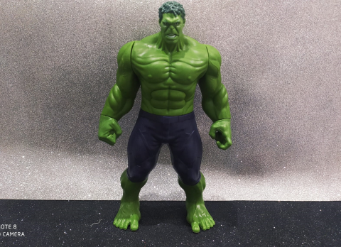 Bonecos Grandes Herois Avengers Vingadores Br1001 - Hulk 30 Cm