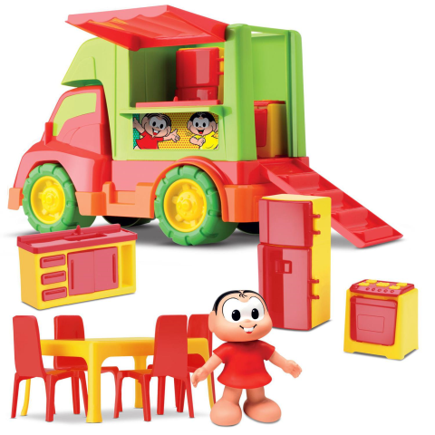 Carro Food Trunk Turma  A Monica 1107 Samba Toys