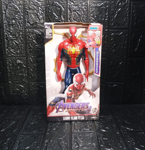 Bonecos Homem Aranha Grandes Herois Avengers Vingadores Br1001