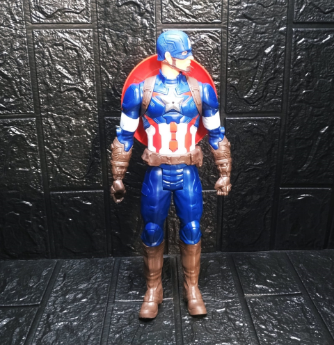 Bonecos Capitão América Grandes Herois Avengers Vingadores Br1001