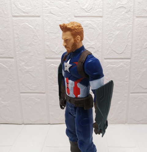 Bonecos Capitão América 2.0 Grandes Herois Avengers Vingadores Br1001