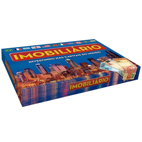 Jogo Imobiliario C/tabuleiro Investindo