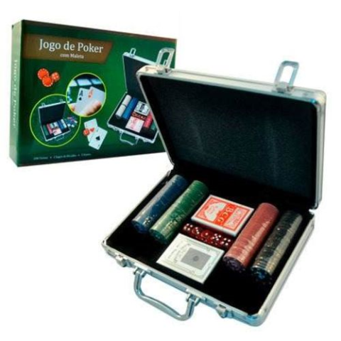 Kit Jogo De Poker Com Maleta